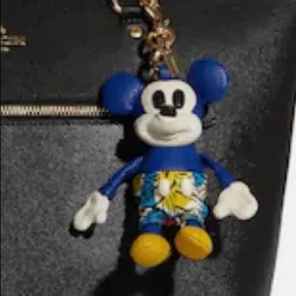 Coach Disney Mickey Mouse X Keith Haring Collectible Bag Charm NWT - Picture 2 of 3